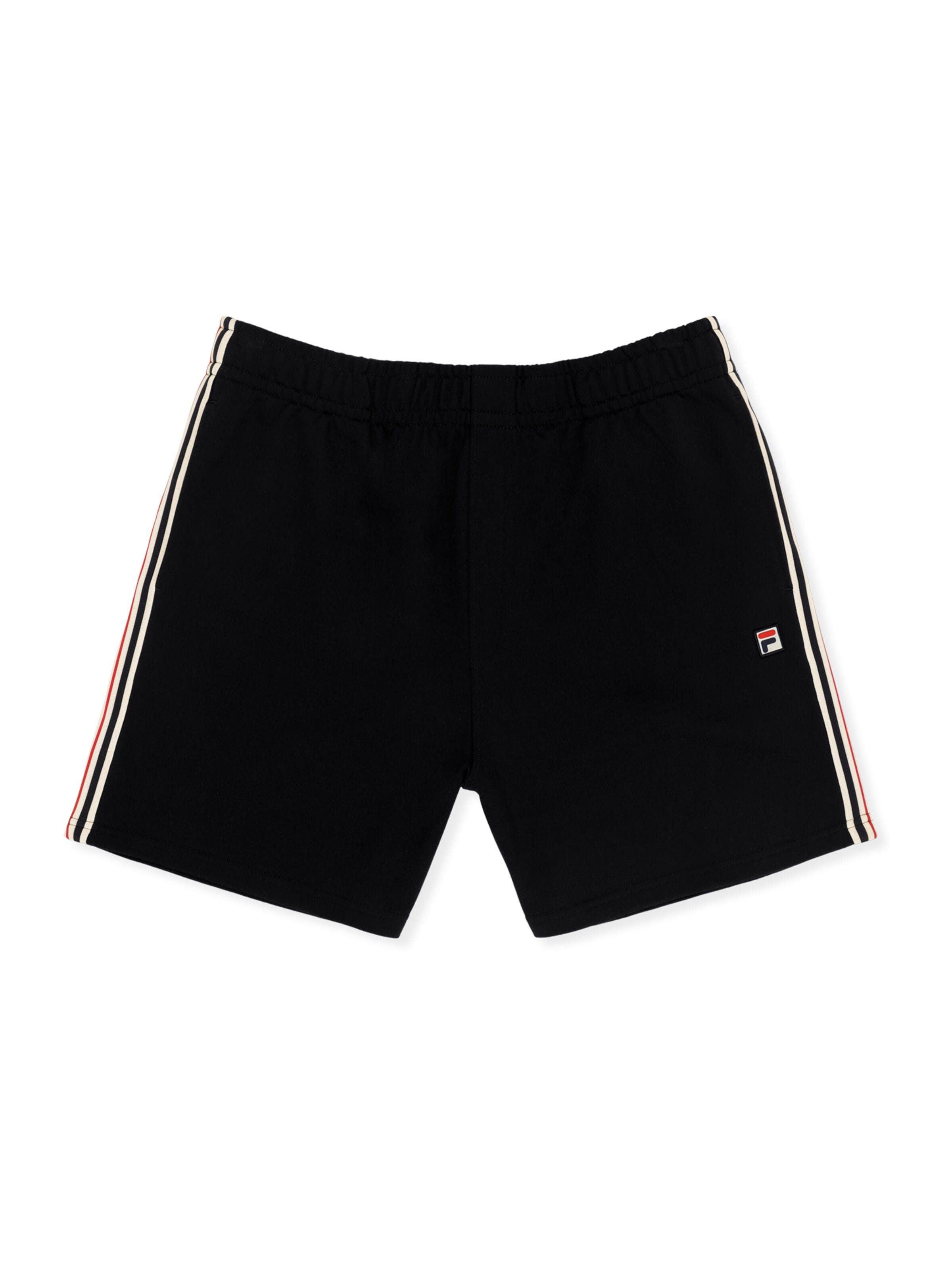 FILA Regular Broek 'DIECIMO regular heritage tape sweat shorts' in Zwart