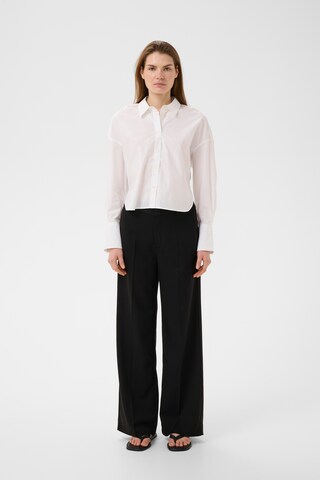 Wide Leg Pantalon à plis 'Yukta' InWear en noir