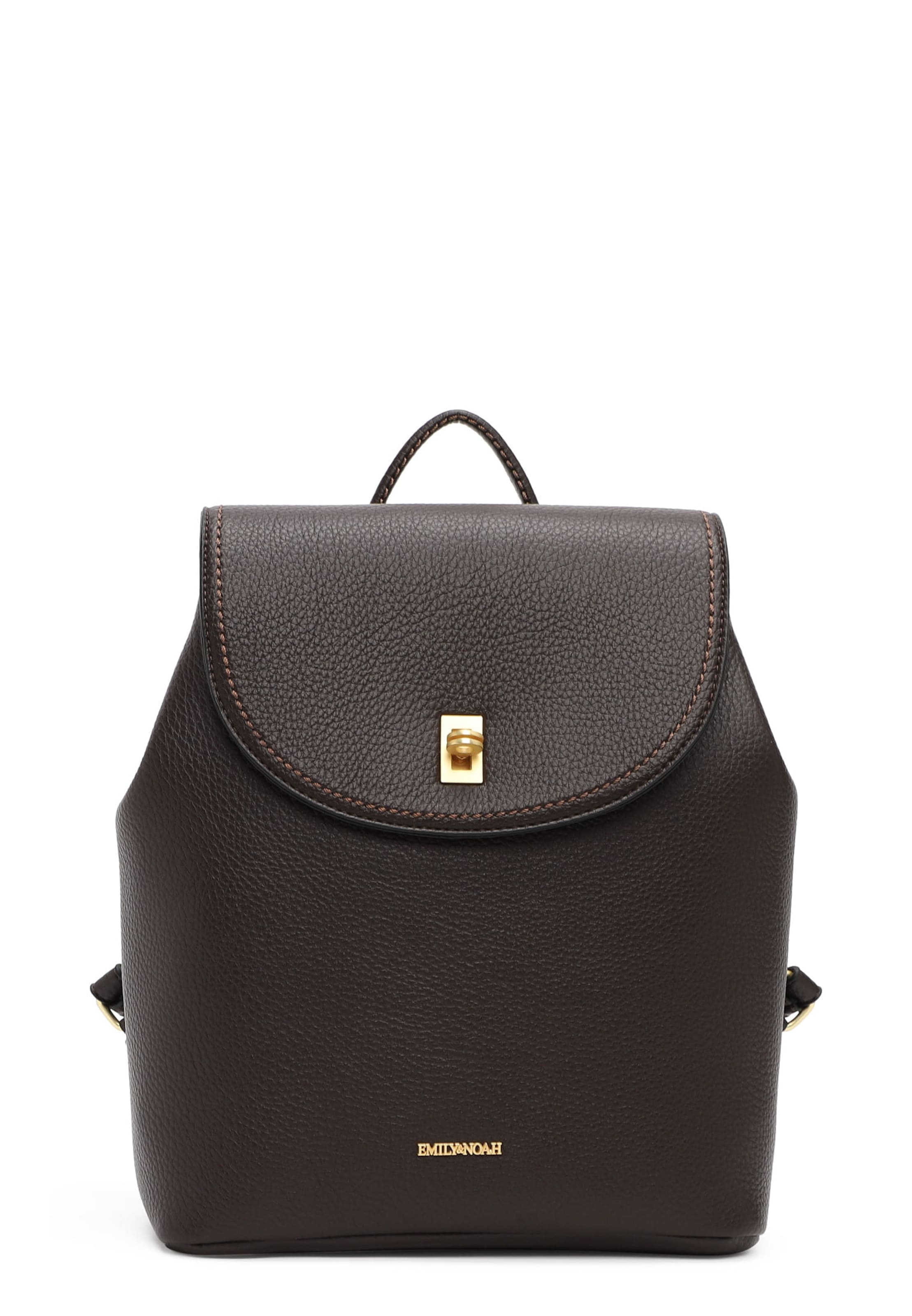 Emily & Noah Rucksack 'E&N Leni' in Braun: Vorderseite