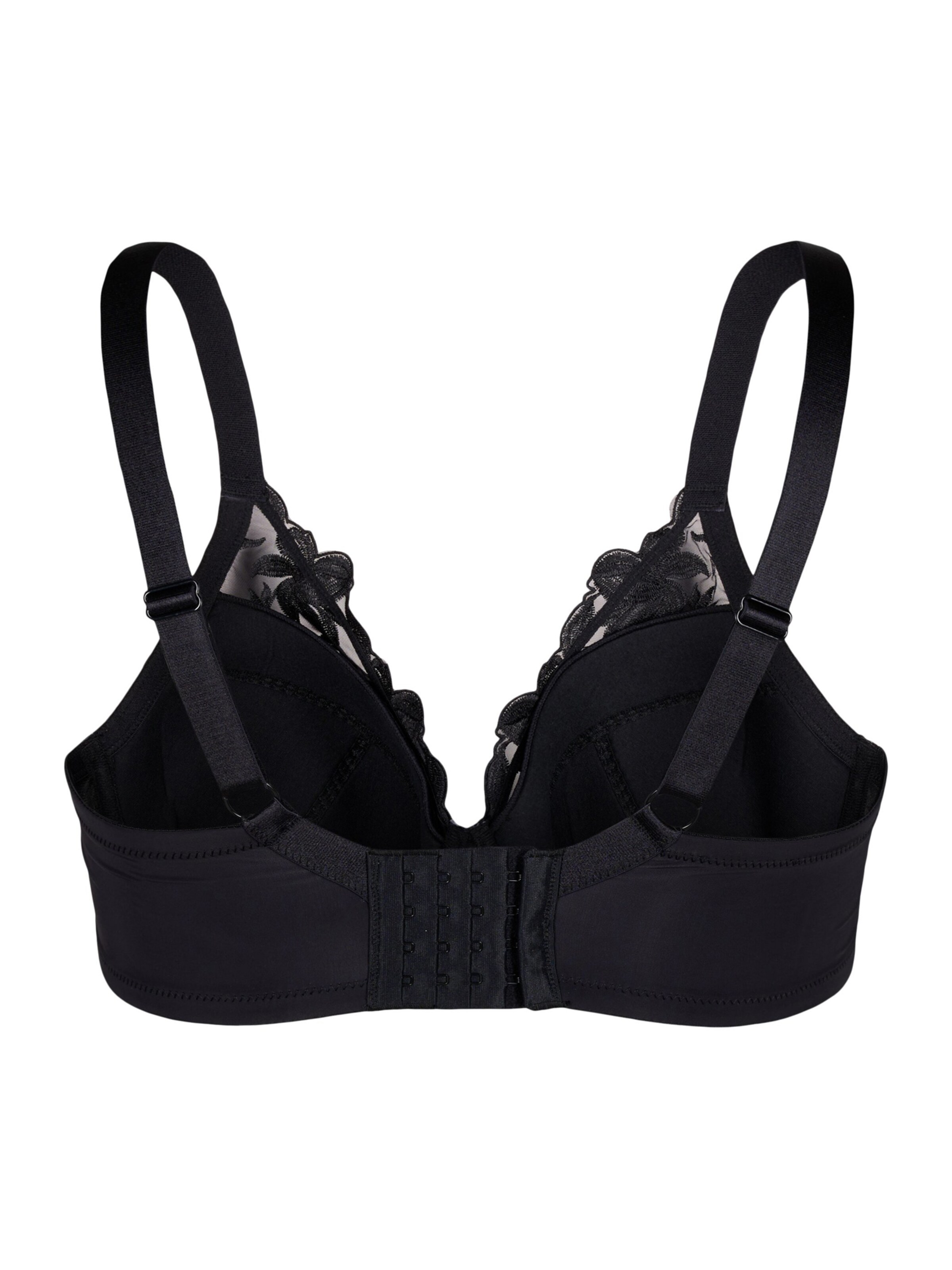 Devoted by Zizzi Бюстгальтер-минимайзер Бюстгальтер 'Lmasja' в Черный