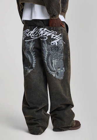 juoda Ed Hardy Plačios klešnės Kelnės: galas