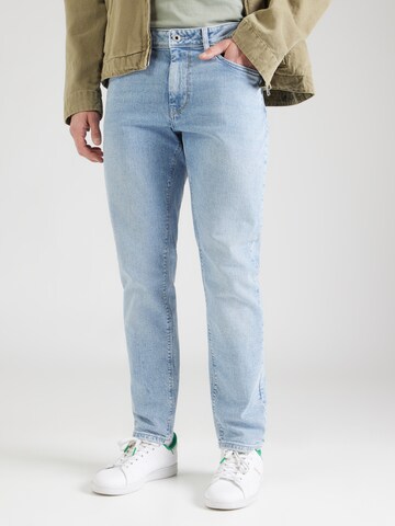 Pepe Jeans Liibuv Teksapüksid 'Stanley', värv sinine: eest vaates