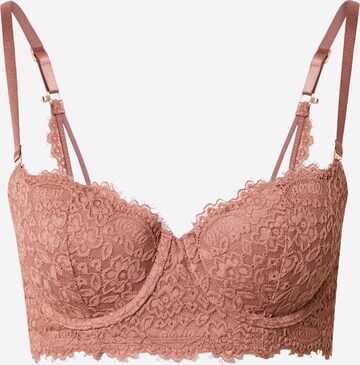 AERIE Bra in Pink: front