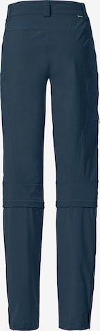 VAUDE Regular Outdoor Pants 'Farley' in Blue