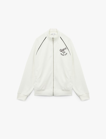 Koton Sweatjacke in Weiß: Vorderseite