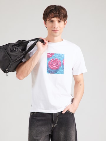 ELEMENT Shirt 'FLOATIE' in Wit: voorkant
