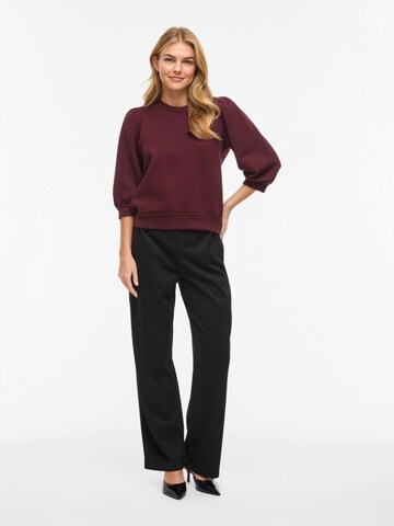 VILA Sweatshirt 'VIVERA' in Red