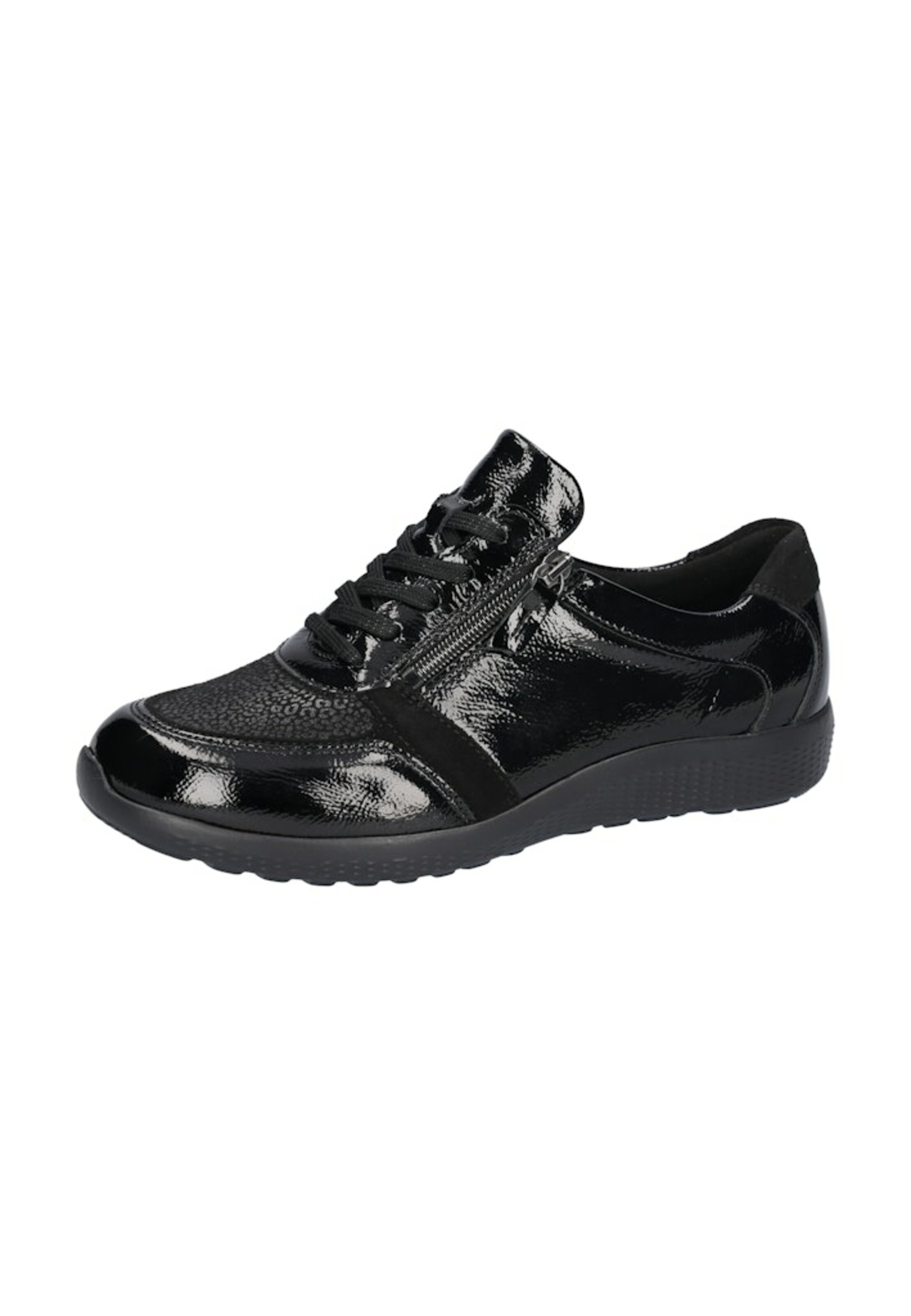 WALDLÄUFER Platform trainers in Black: front