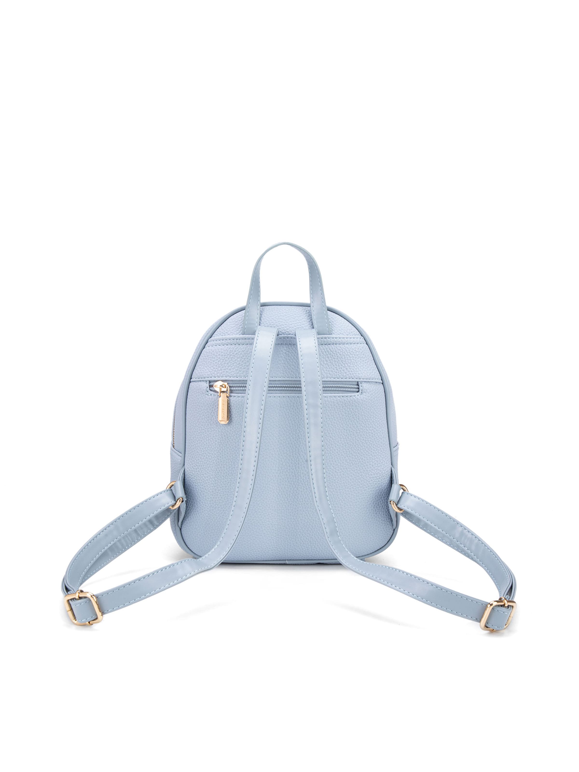 Zaino 'Zaino Donna Vegan Leather con Zip e Tasche Organizzate - Diana & Co' di Diana&Co. in blu