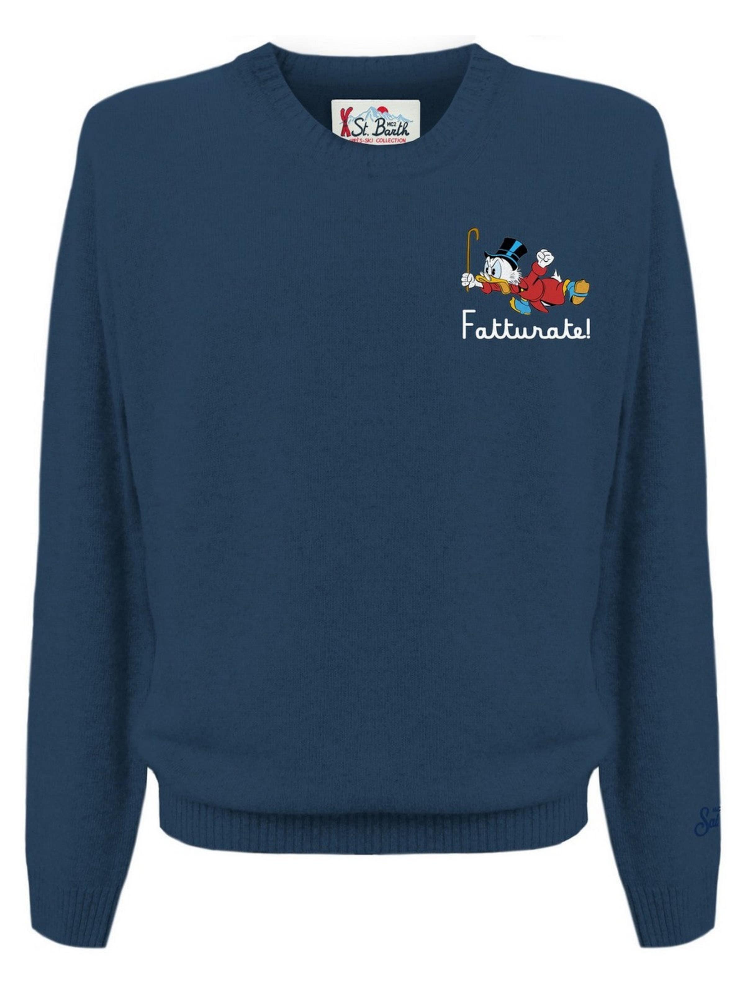 MC2 Saint Barth Pullover in Blau: Vorderseite