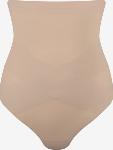 MAGIC Bodyfashion - Cueca modeladora em bege: frente