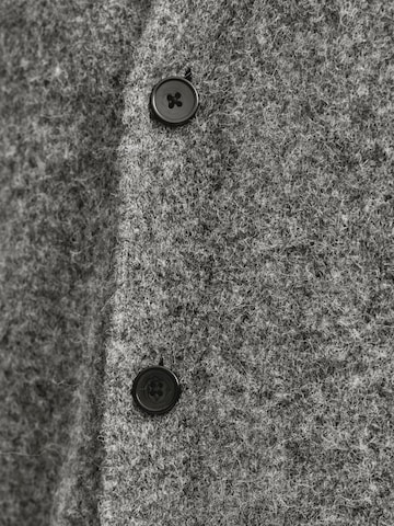 JACK & JONES Gebreid vest 'Simon' in Grijs
