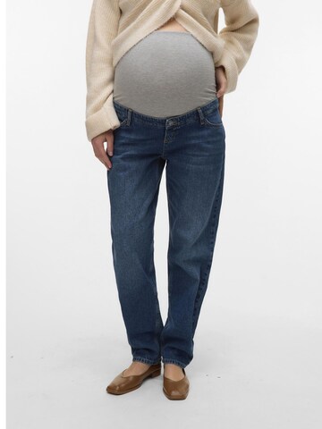 MAMALICIOUS Tapered Jeans 'MLKaigo' in Blue: front