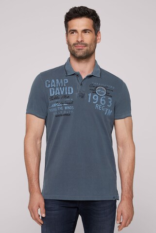 CAMP DAVID Shirt 'Paragliding Cape Town I' in Blue: front