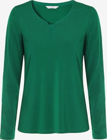 TATUUM - Blusa 'LAKATI' en verde: frente