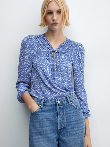 MANGO Blouse 'POMELO' in Blauw