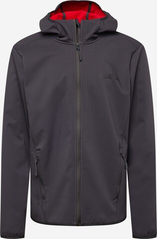 JACK WOLFSKIN Outdoor jacket 'Bornberg' in Grey: front