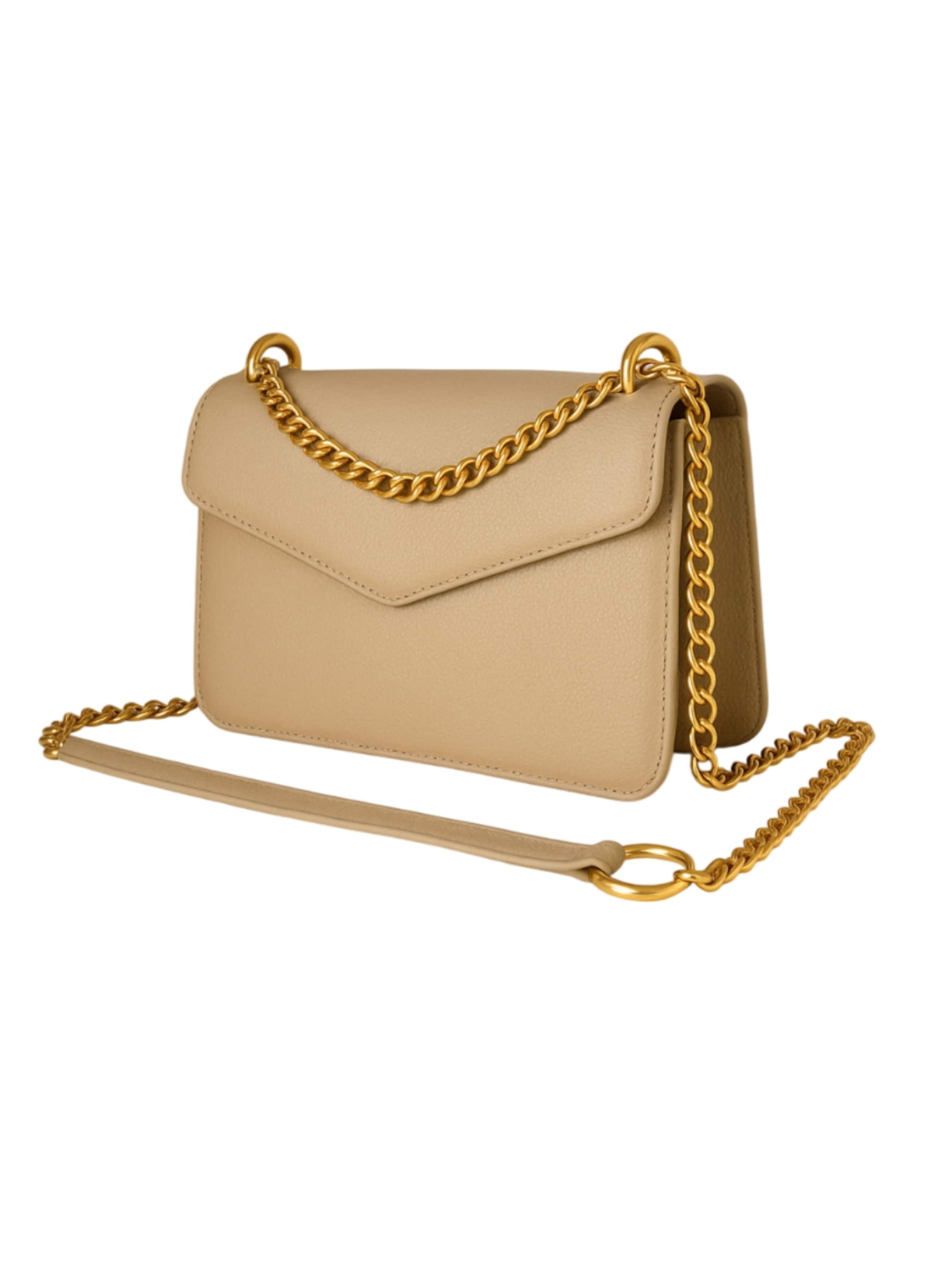 Sellenes Umhängetasche 'MoonS Gold'‌‌‌‌‌‌‌‌ in Beige: Vorderseite