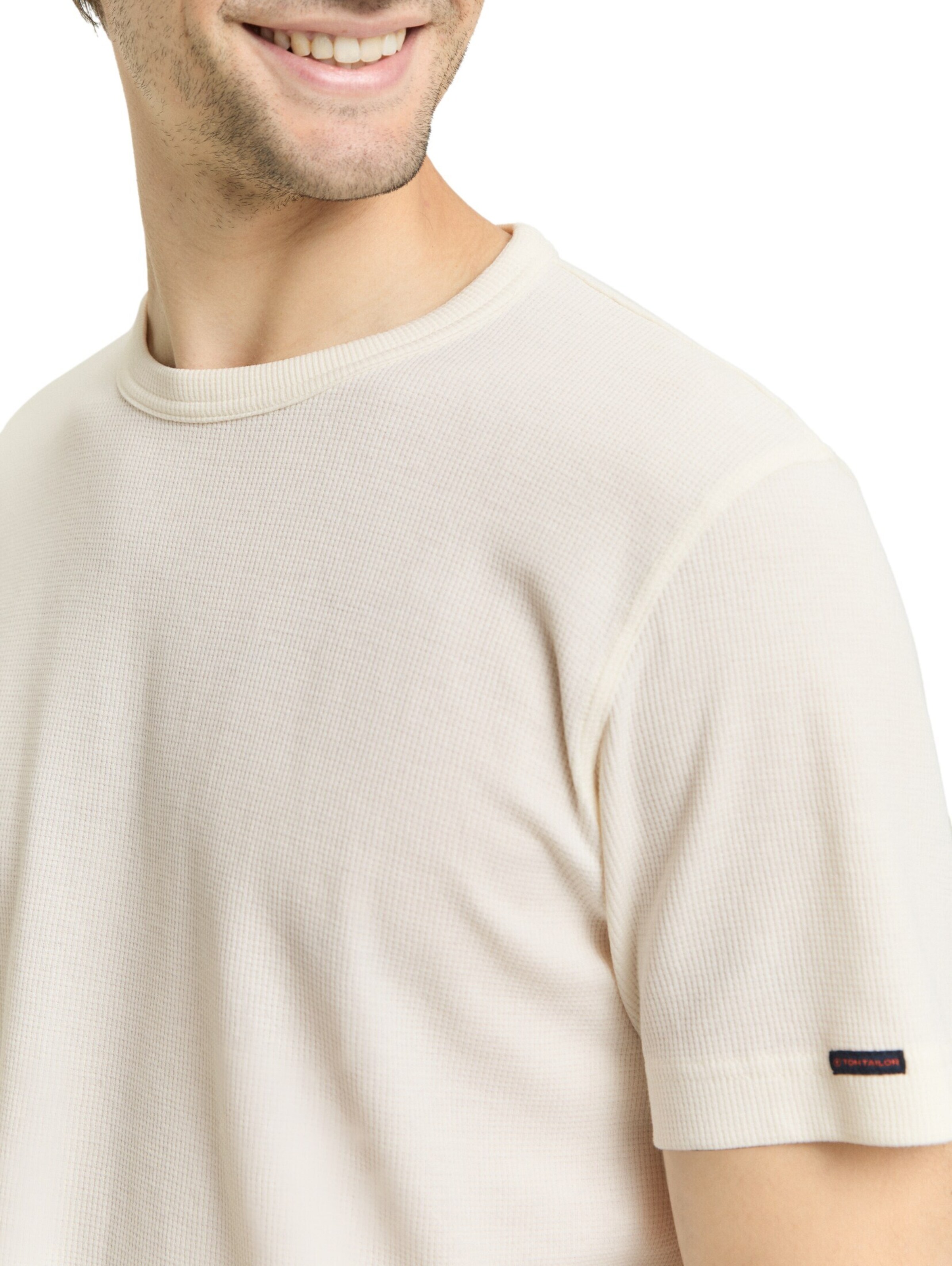 TOM TAILOR T-Shirt in Weiß