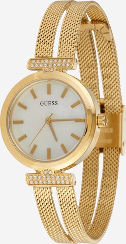 GUESS Analoog horloge in Goud: voorkant