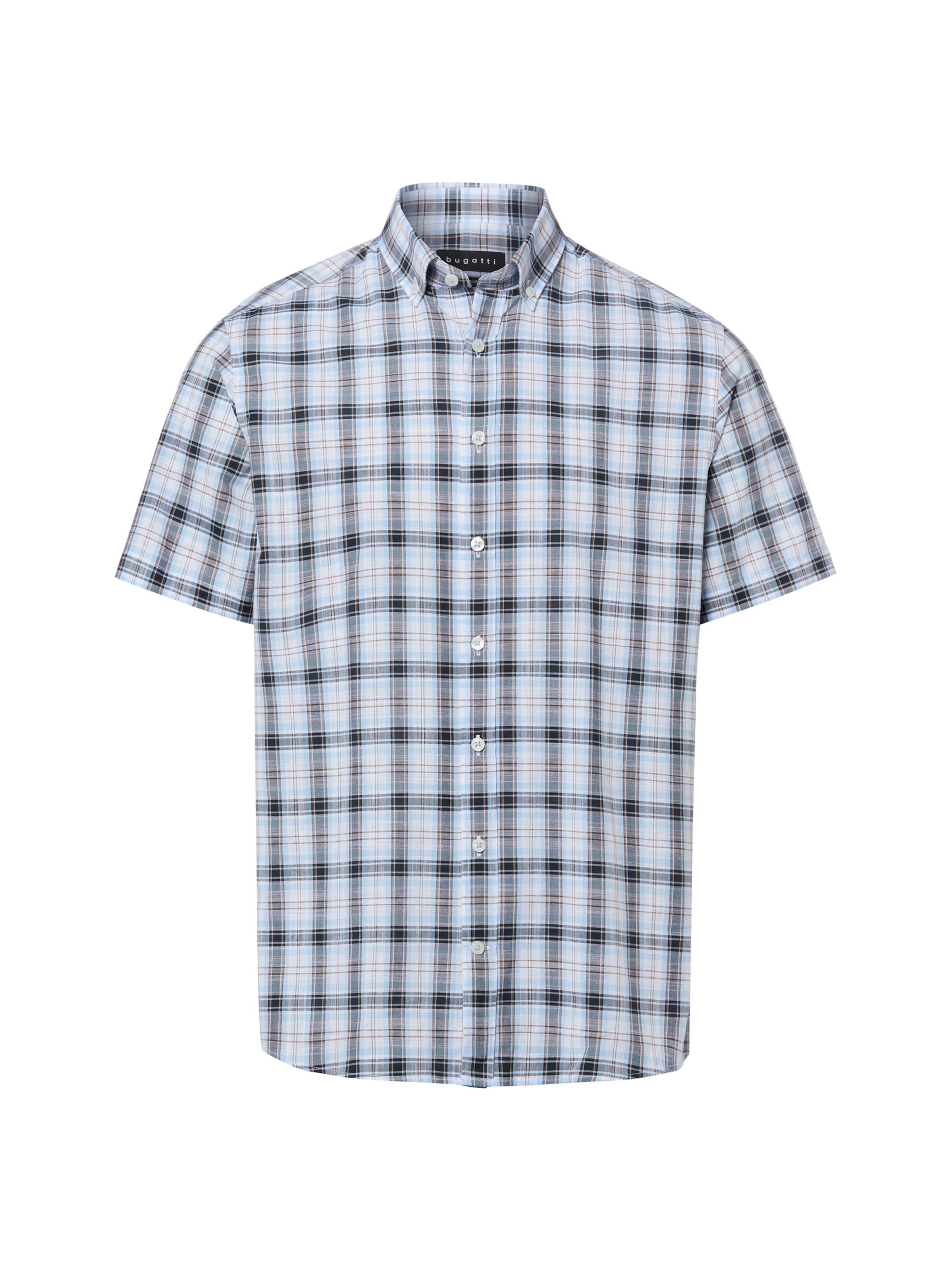 bugatti Regular Fit Hemd in Blau: Vorderseite