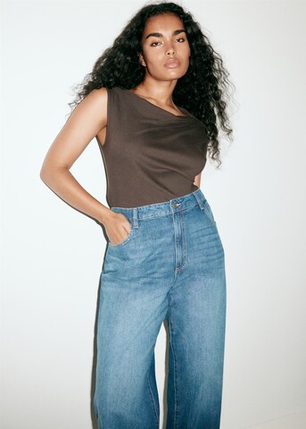 MANGO Wide leg Jeans 'DANILA' in Blue