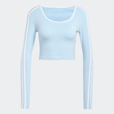 ADIDAS ORIGINALS Shirt in hellblau / weiß, Produktansicht