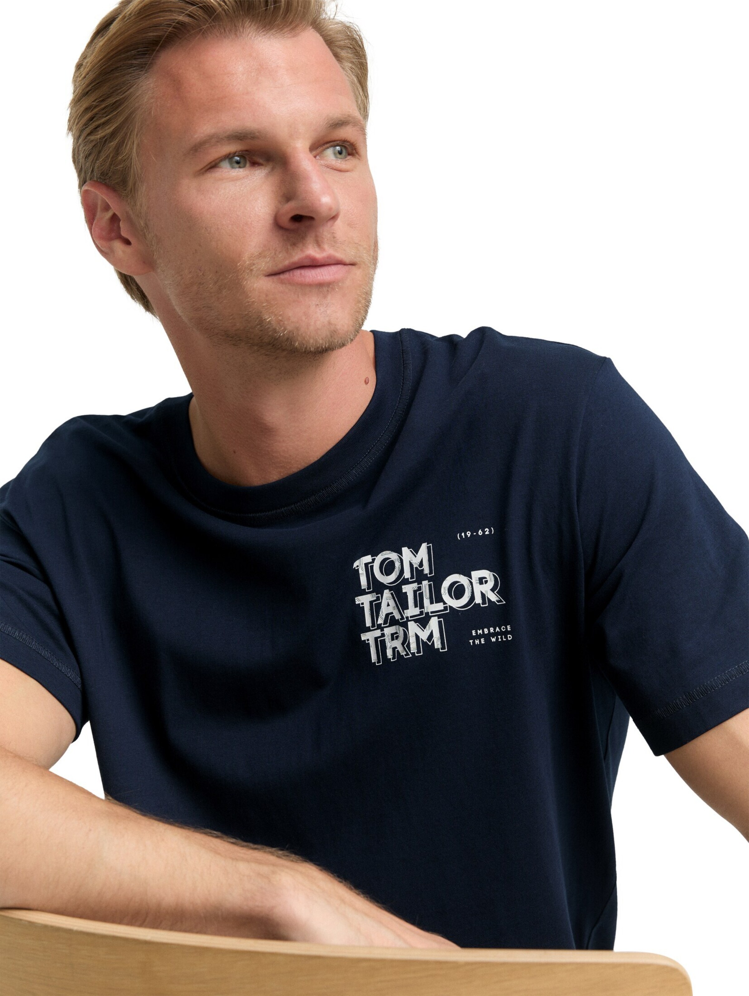 TOM TAILOR Shirt in Blue