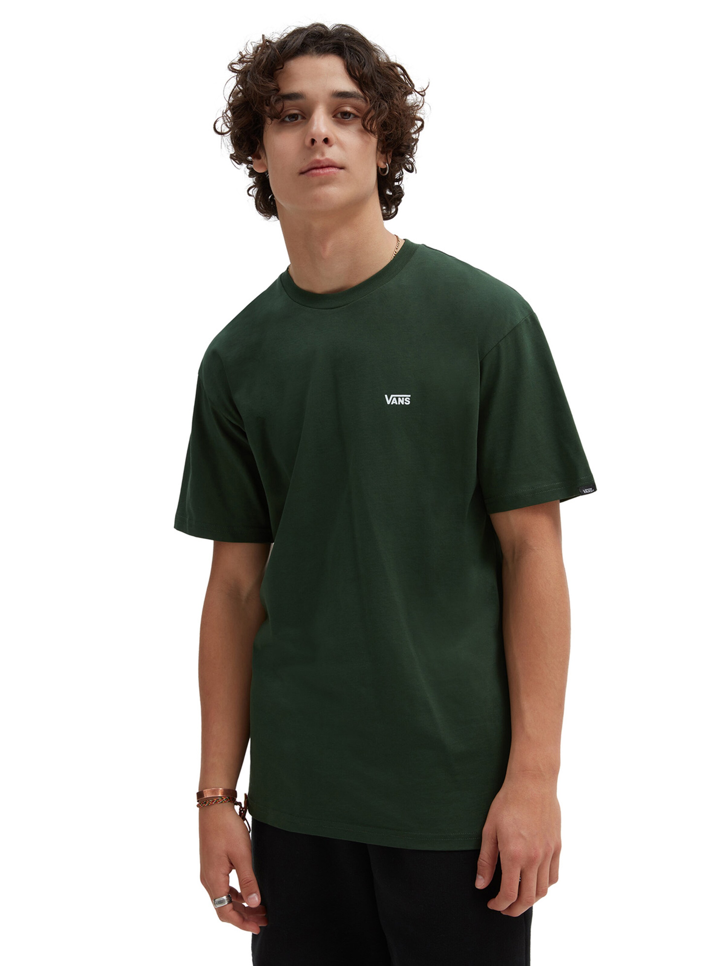 VANS Regular fit Póló - zöld: elől