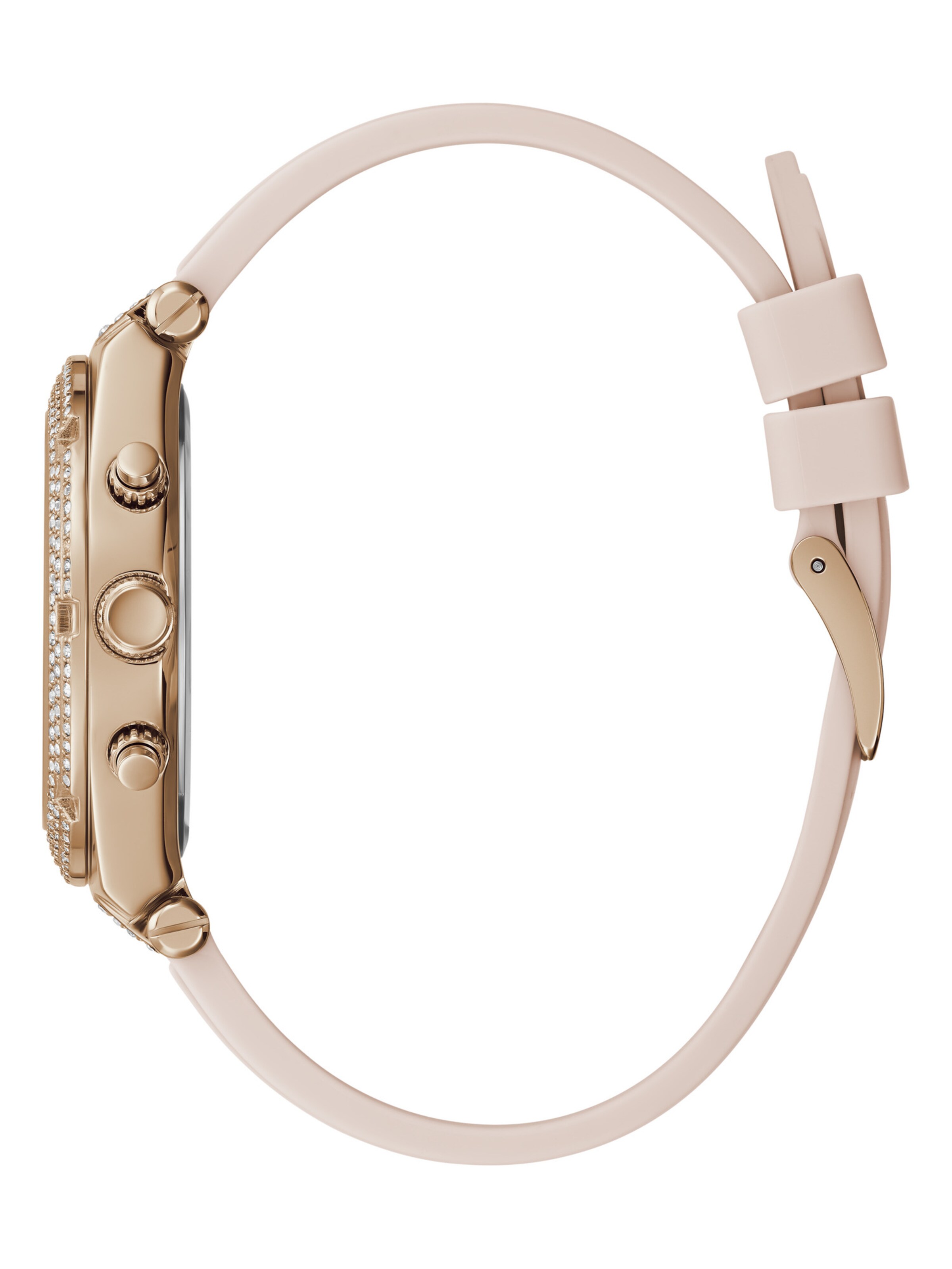 GUESS Analoog horloge ' HEIRESS ' in Roze