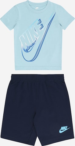 Nike Sportswear Set in Blauw: voorkant