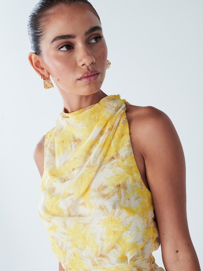 Salopeta 'Cassa' BWLDR pe maro / galben / alb, Vizualizare produs