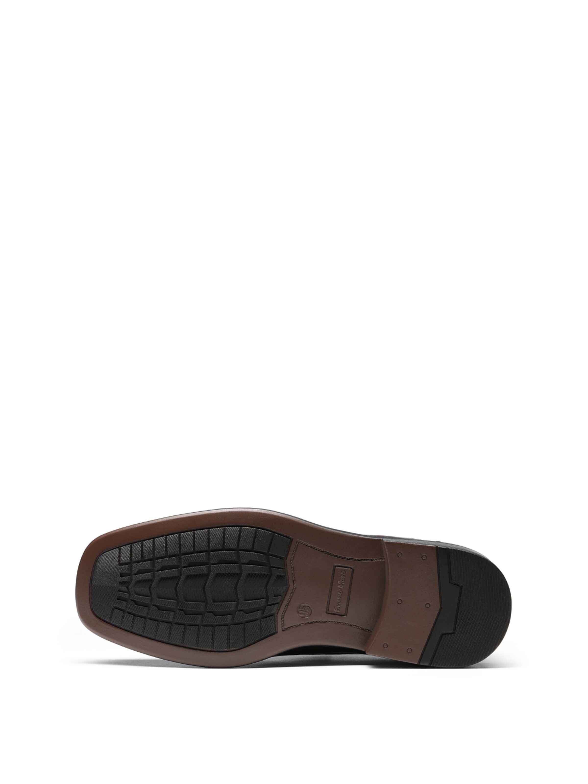 Bruno Marc Instappers 'Bruno Marc Herren Goldman-02 Slip-On Ledergefütterte Schuhe mit quadratischer Zehenform' in Zwart
