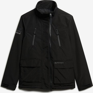 Superdry Välikausitakki värissä musta: etupuoli