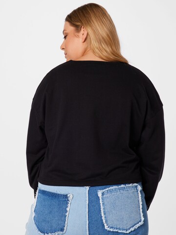 Missguided Plus Sweatshirt i svart