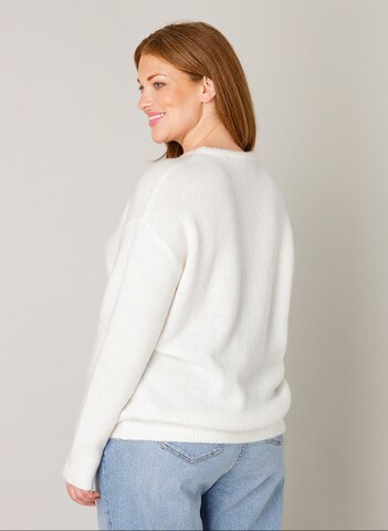 BASE LEVEL CURVY Pullover in Beige