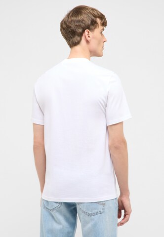 MUSTANG T-Shirt 'Austin' in Weiß