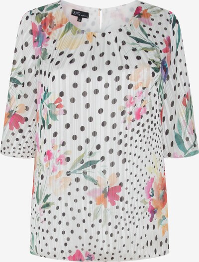 SPGWOMAN Bluse in mischfarben / schwarz / weiß, Produktansicht