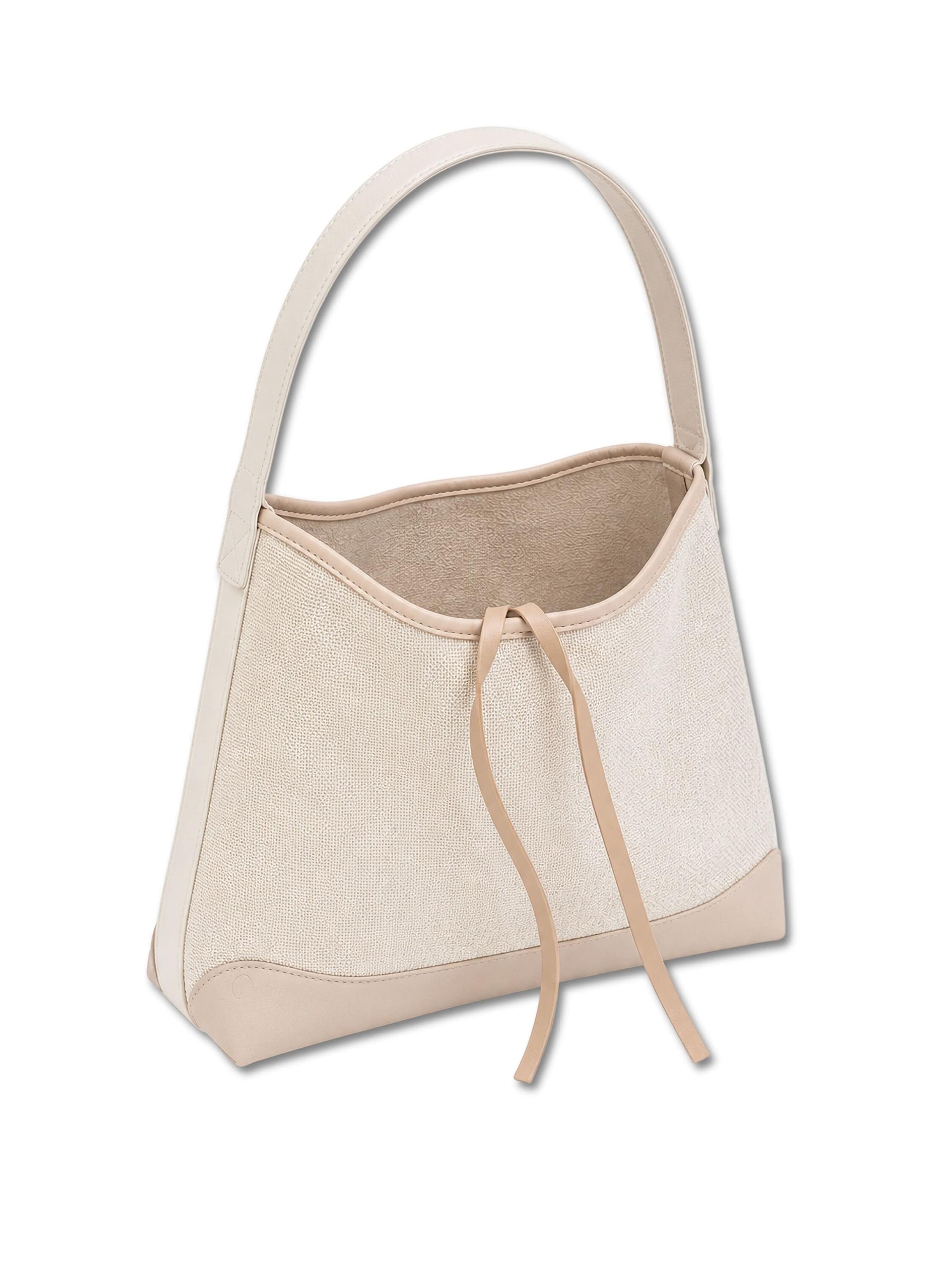 Toni&Friends Shoulder Bag 'Murnau' in Beige: front