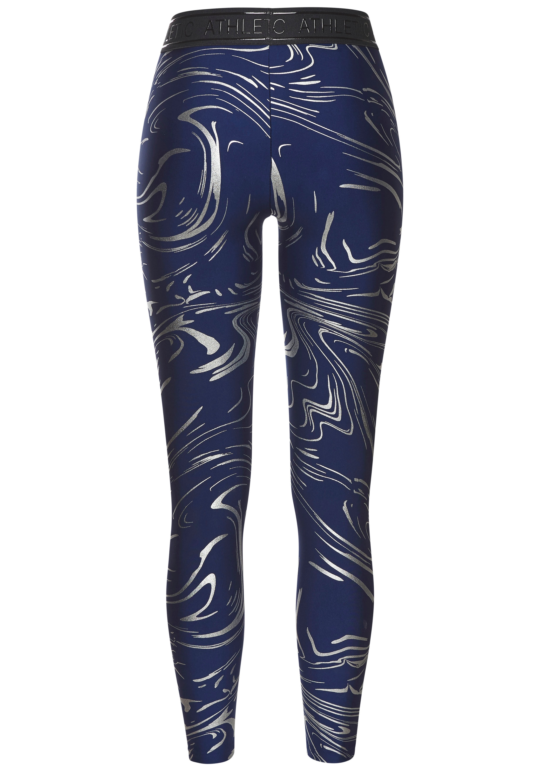 LASCANA ACTIVE Skinny Sporthose in Blau