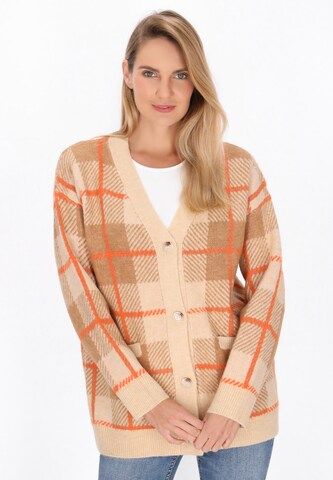 Cardigan usha BLUE LABEL en beige : devant