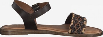 TAMARIS Remienkové sandále - Hnedá