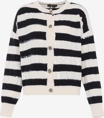 faina Knit cardigan in White: front