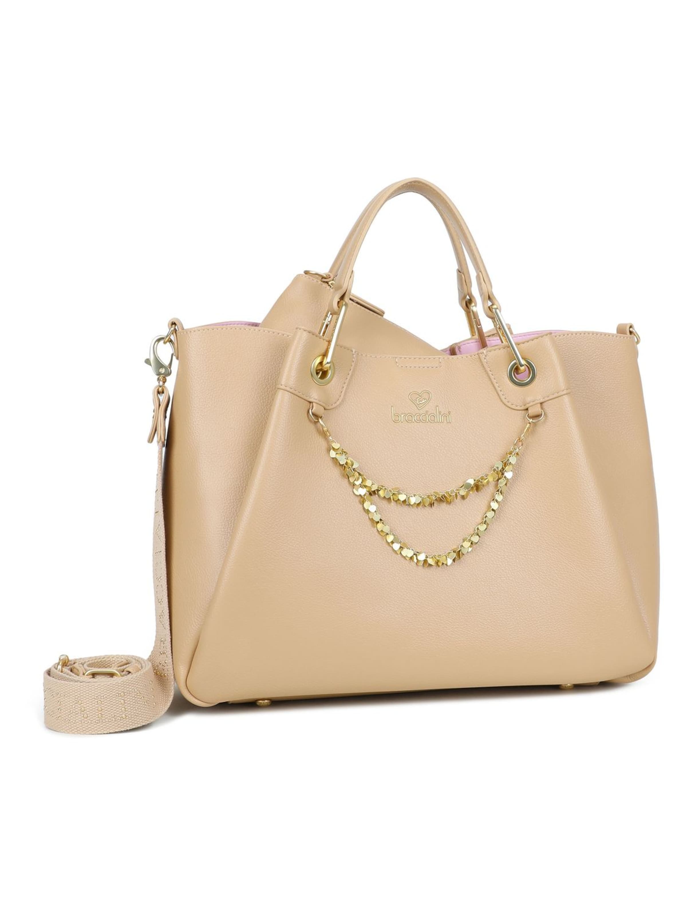 Borsa a mano 'Amy' di Braccialini in beige