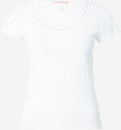 QS T-shirt en blanc, Vue avec produit