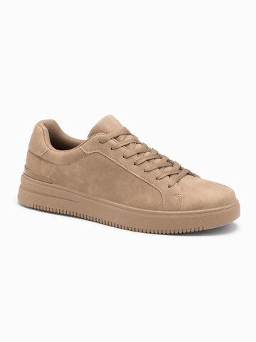 Ombre Platform trainers in Brown