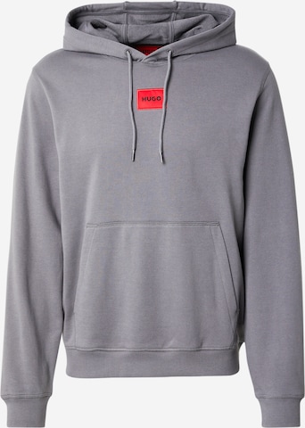 HUGO Mikina 'Daratschi214' – šedá: přední strana