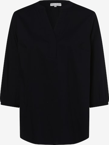 Marie Lund Blouse in Blauw: voorkant