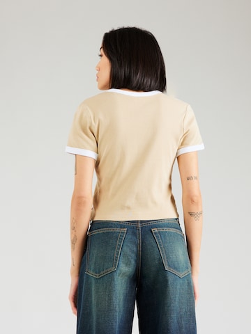 LEVI'S ® T-shirt 'Graphic Mini Ringer' i beige