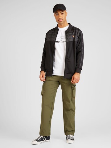 ELLESSE Regular Cargo Pants 'Squadron' in Green